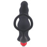 Generique Cockring et plug vibrant Knight 10 x 3.5cm